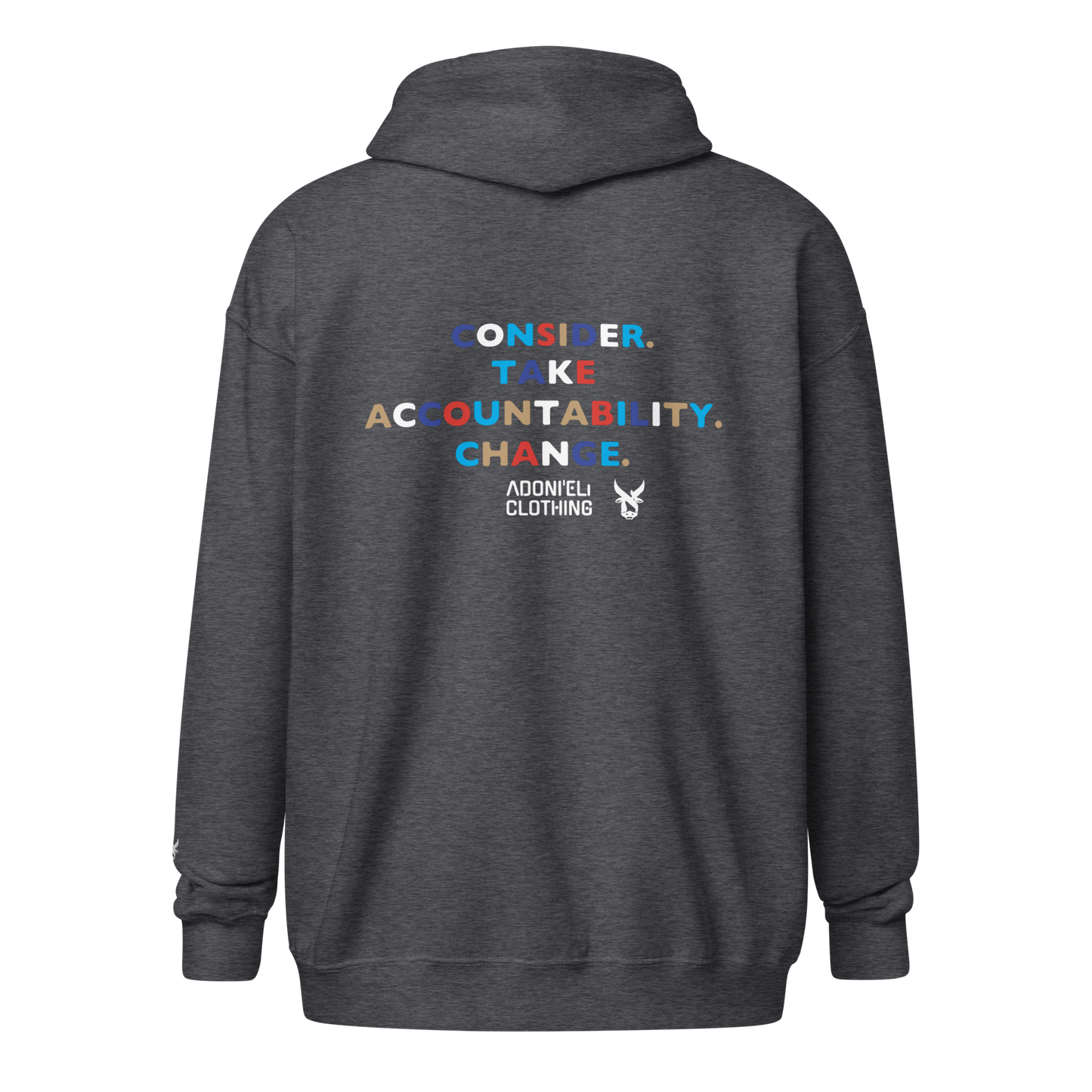 BETHINK zip hoodie