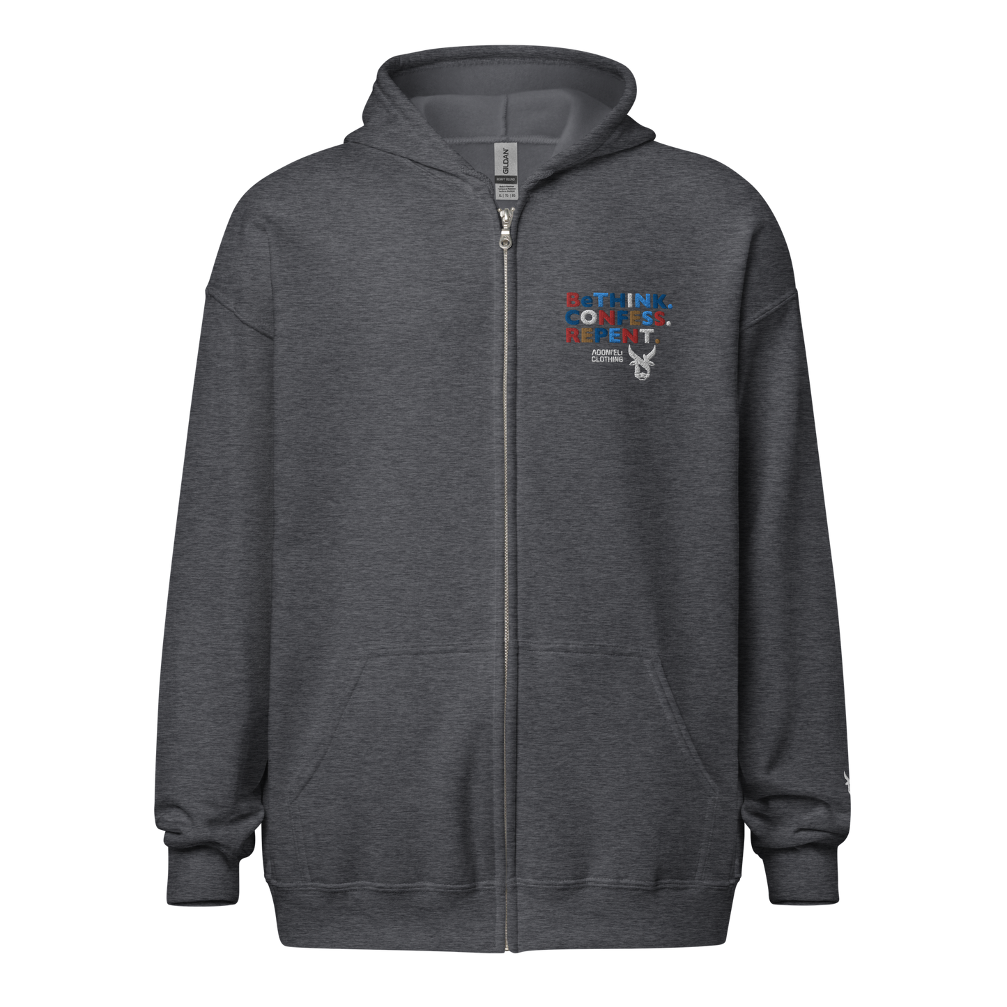 BETHINK zip hoodie