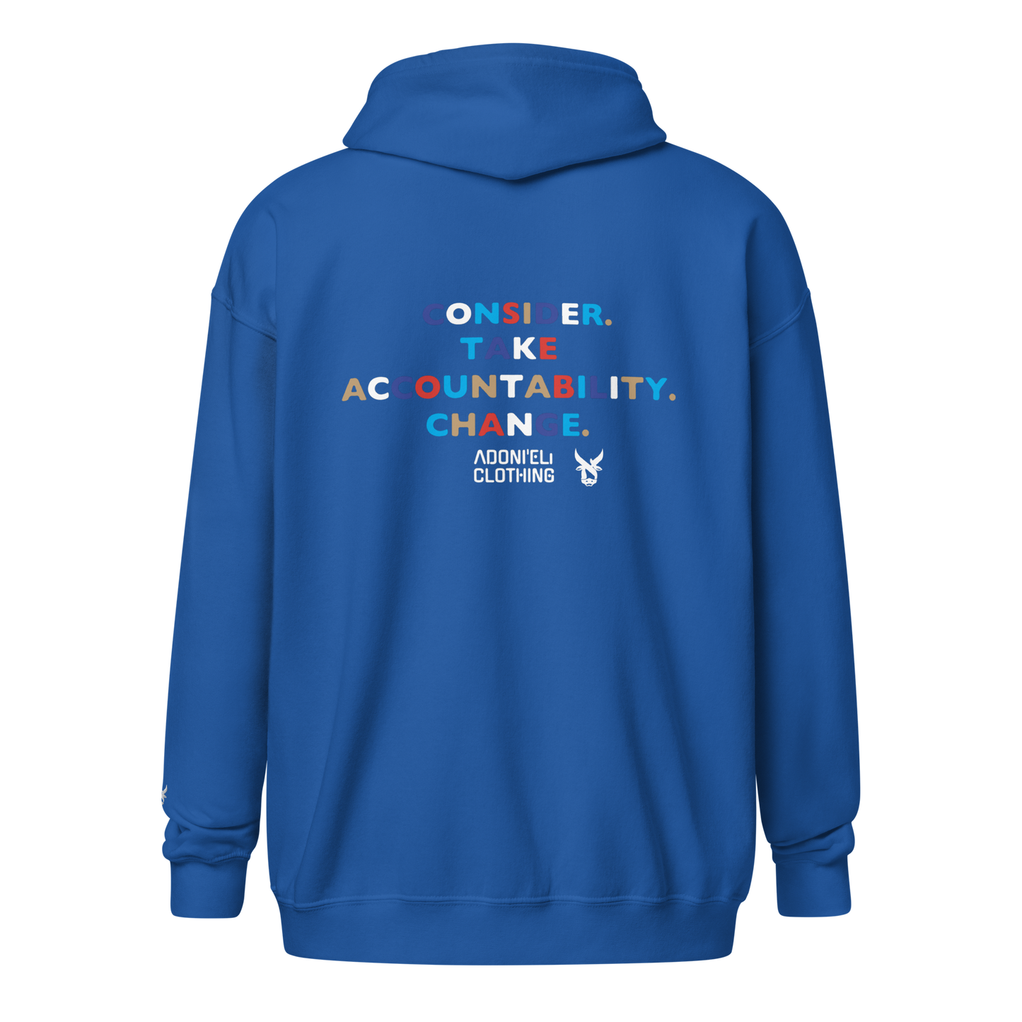 BETHINK zip hoodie