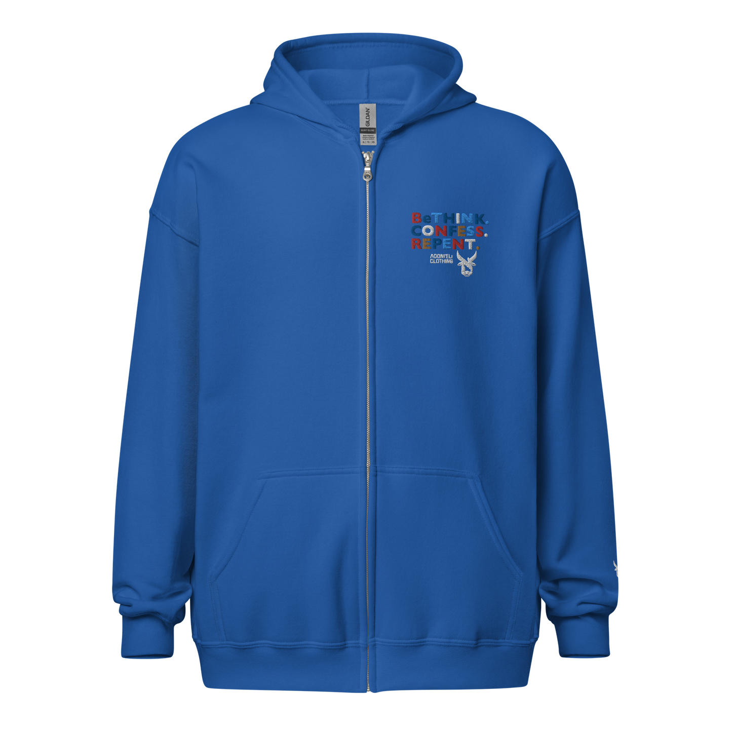 BETHINK zip hoodie