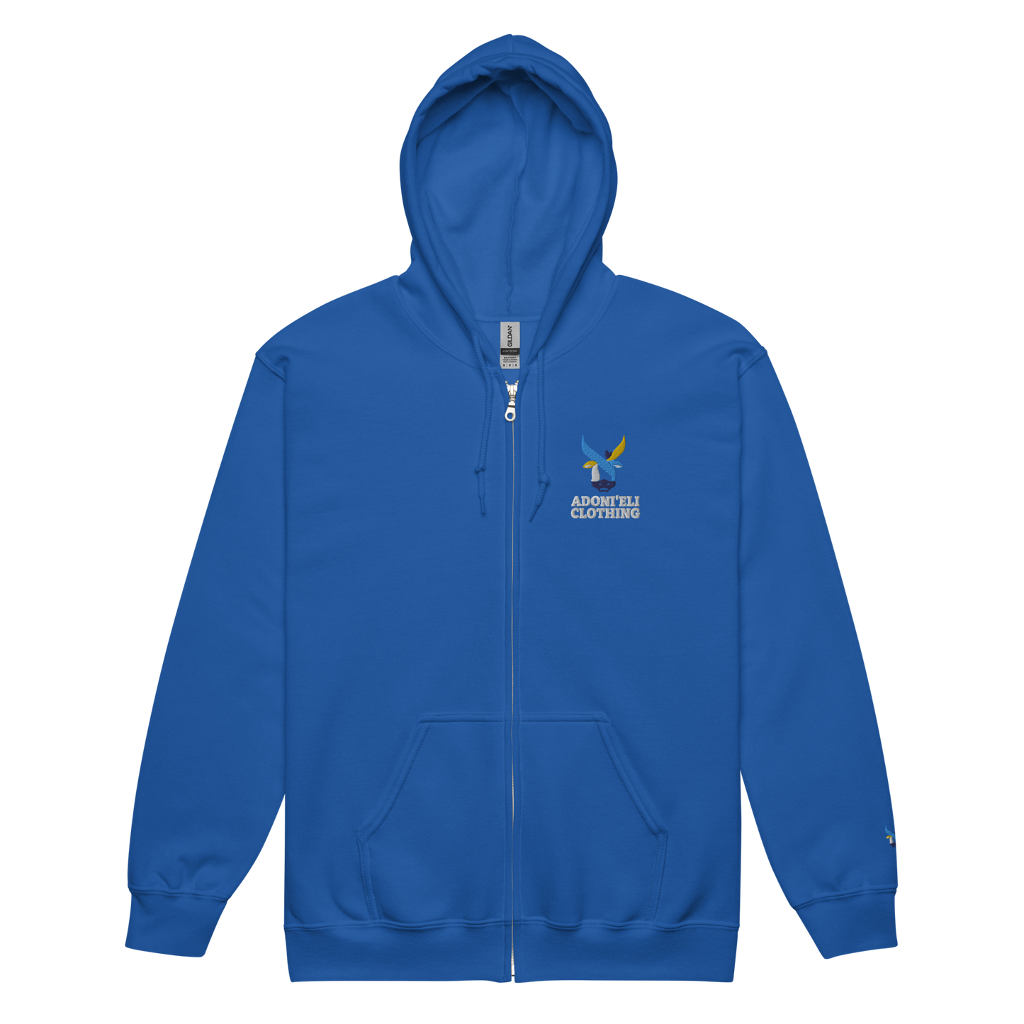 BIG Aleph Logo zip hoodie