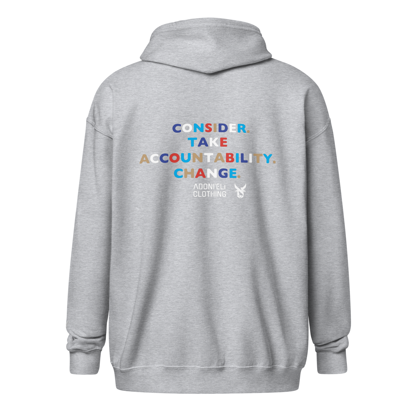 BETHINK zip hoodie