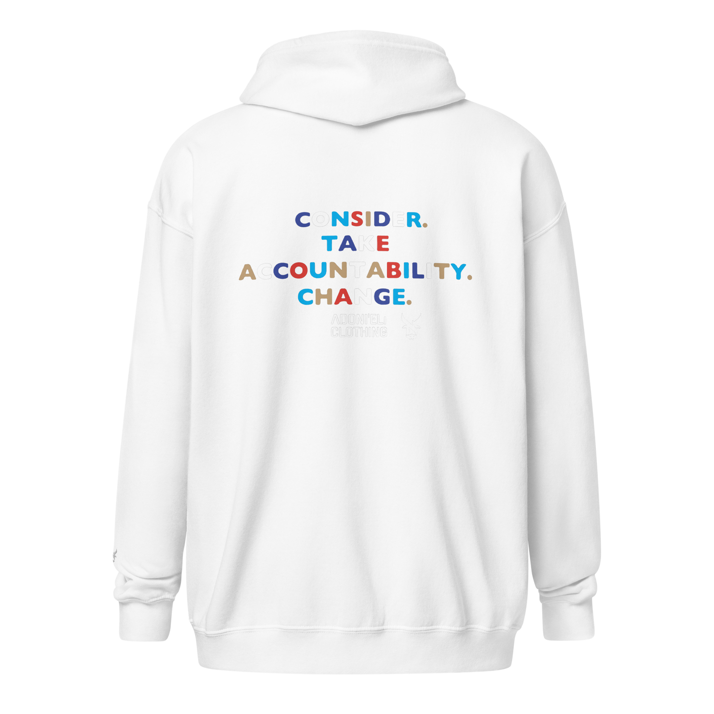 BETHINK zip hoodie