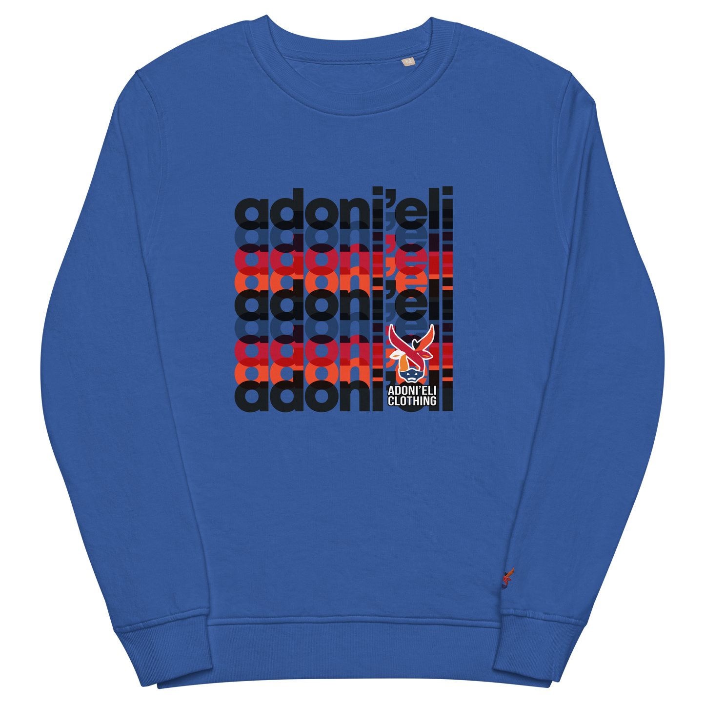 Monogram Print organic sweatshirt