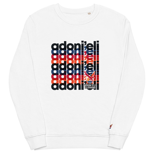 Monogram Print organic sweatshirt