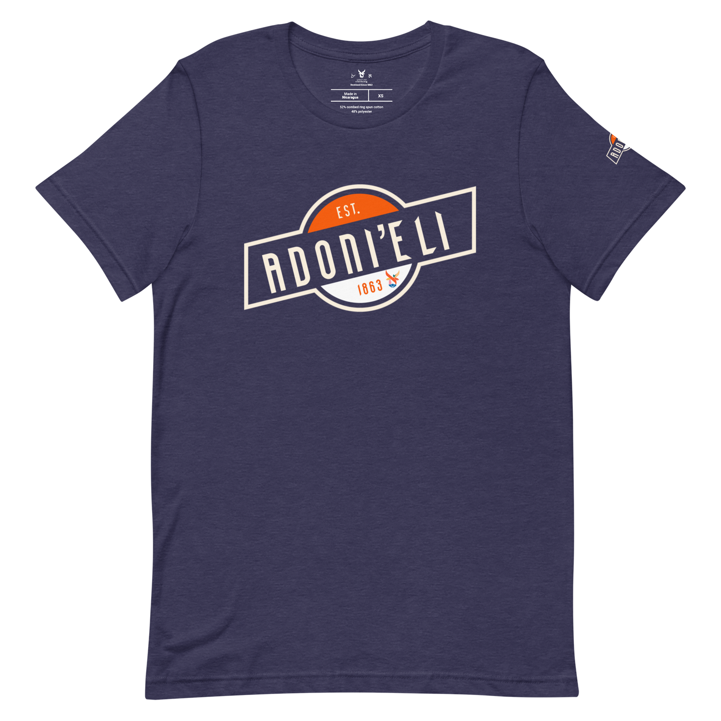 ADONI’ELI TEE w/ Orange Aleph Logo