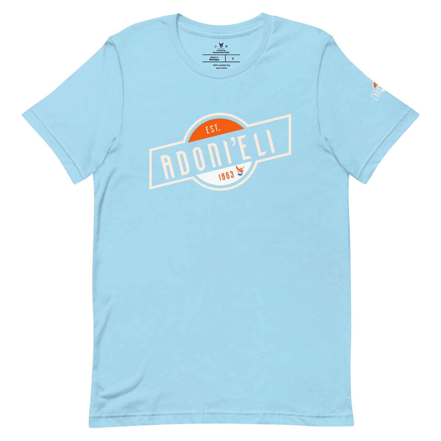 ADONI’ELI TEE w/ Orange Aleph Logo