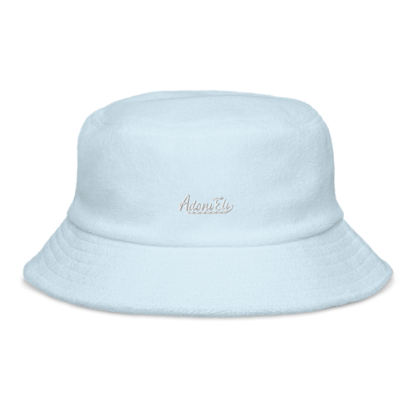 VARSITY LOGO terry cloth bucket hat