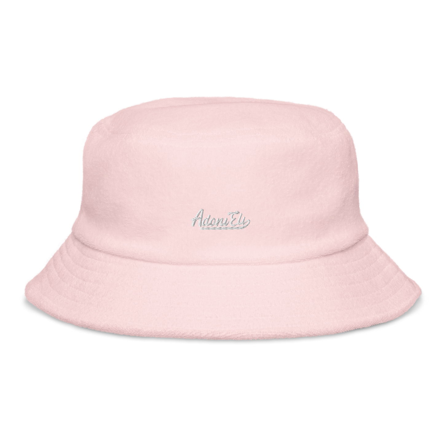 VARSITY LOGO terry cloth bucket hat